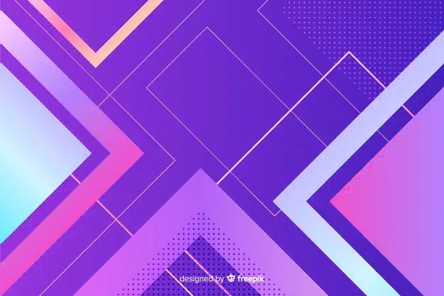 Colorful background with geometric shapes Free Vector
