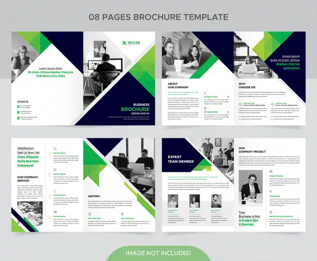 Corporate company brochure template Premium Psd