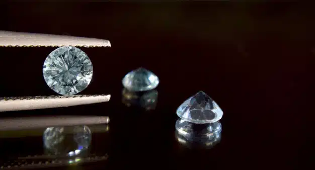 Diamonds are valuable, expensive and rare. for making jewelry Premium Photo