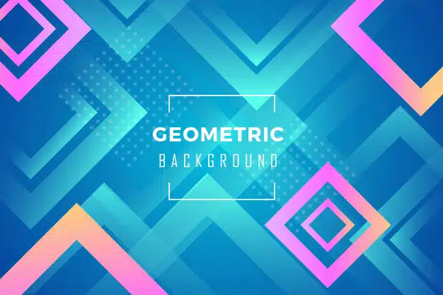 Geometric abstract background Premium Vector