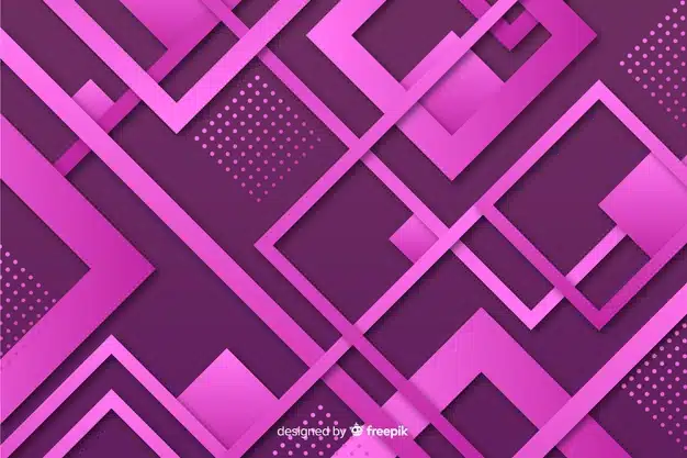 Gradient background geoemtric shapes Free Vector