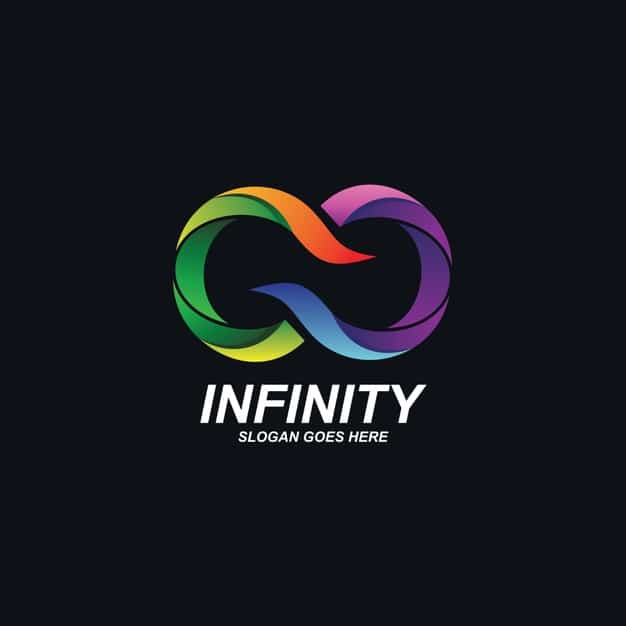Infinity logo design Premium Vector