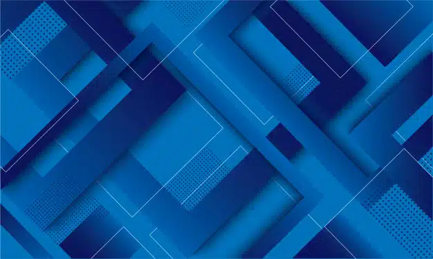 Modern blue square gradient trendy background Premium Vector