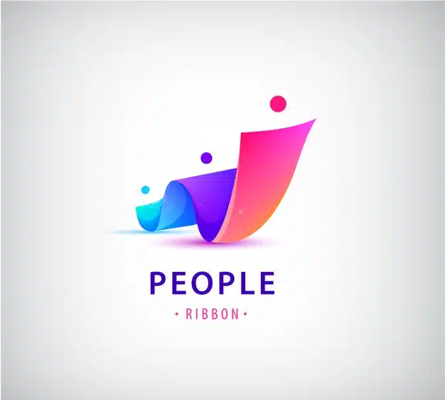 Set of human, people group logos Premium Vector
