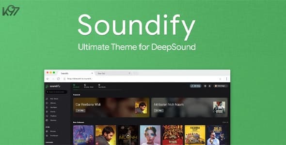 Soundify – The Ultimate DeepSound Theme