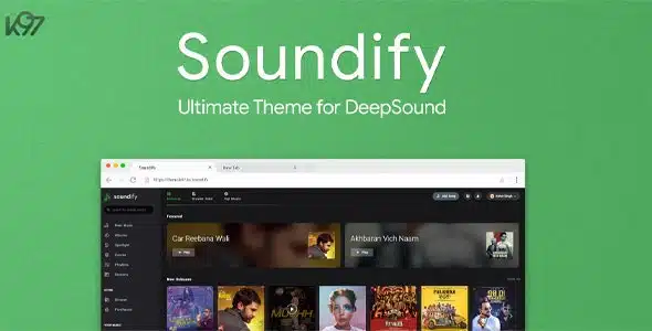 Soundify – The Ultimate DeepSound Theme
