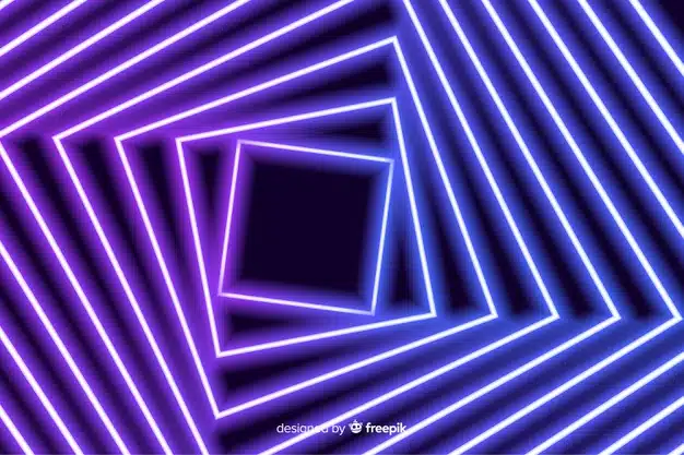Square flow stage light background Free Vector