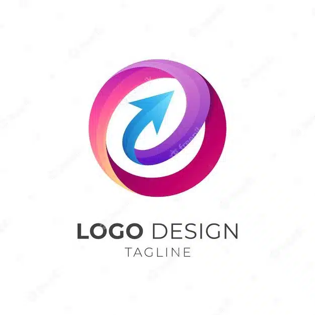 Arrow letter e business logo template Premium Vector