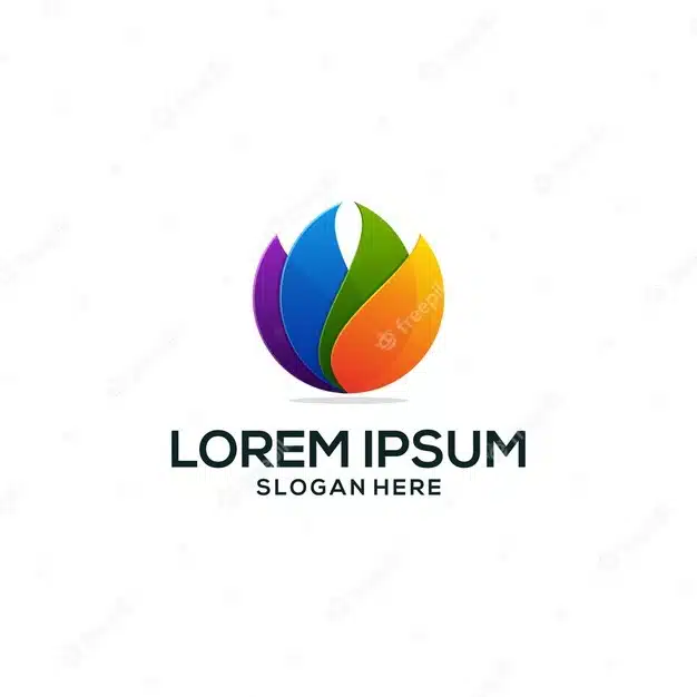 Logo icon colorful Premium Vector