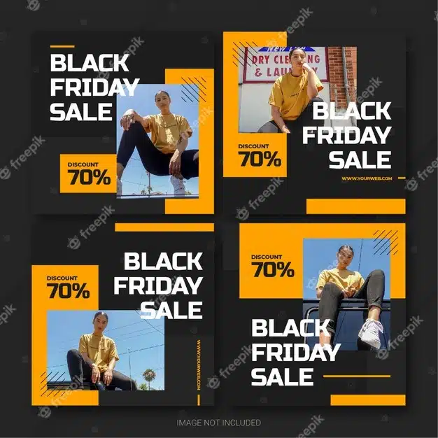 black-friday-campaign-instagram-post-bundle-template_110307-590