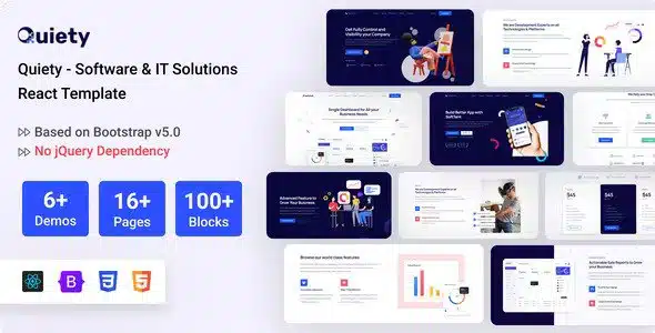 Quiety – Software & IT Solutions WordPress Theme