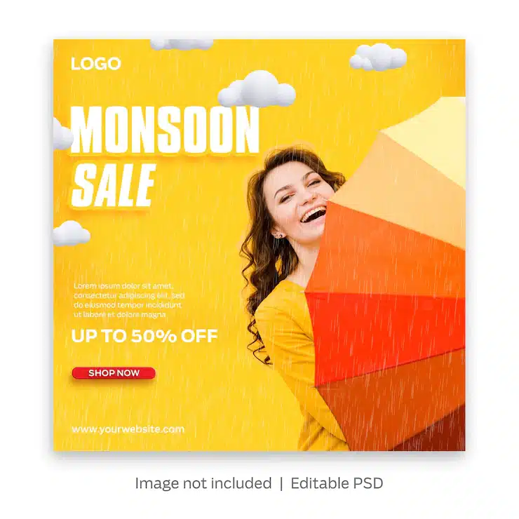 Monsoon sale template