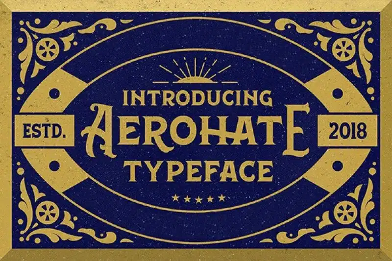 Aerohate Font
