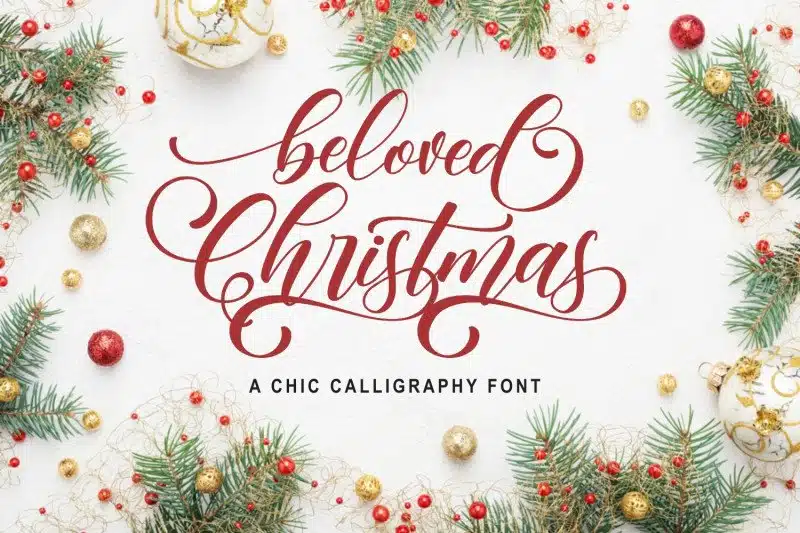 Beloved Christmas Font