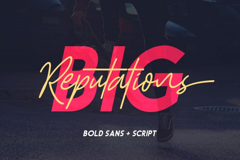 Big Reputation Font