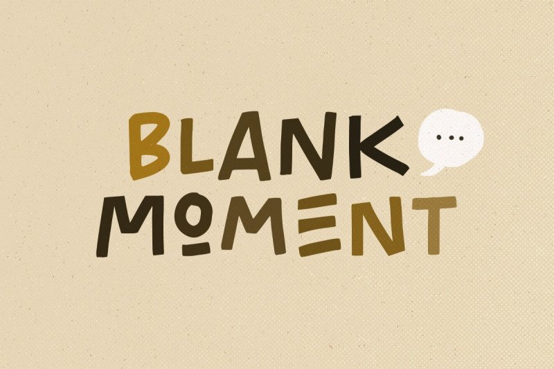 Blank Moment Font
