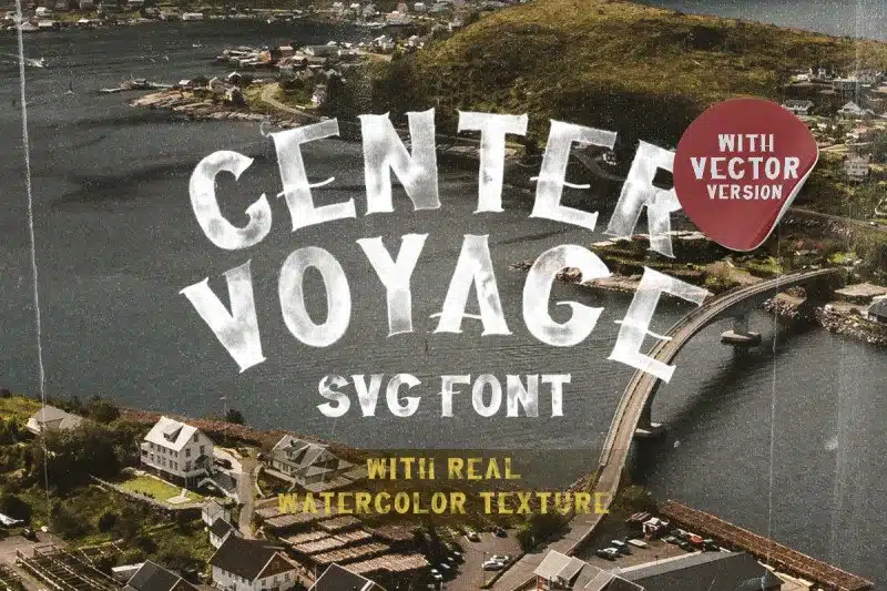 Center Voyage Font