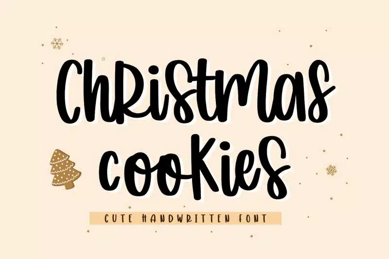 Christmas Cookies Font