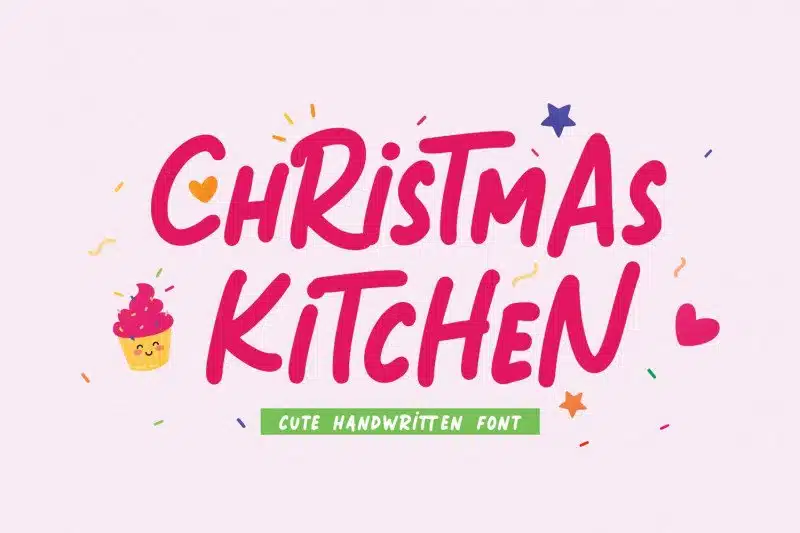 Christmas Kitchen Font