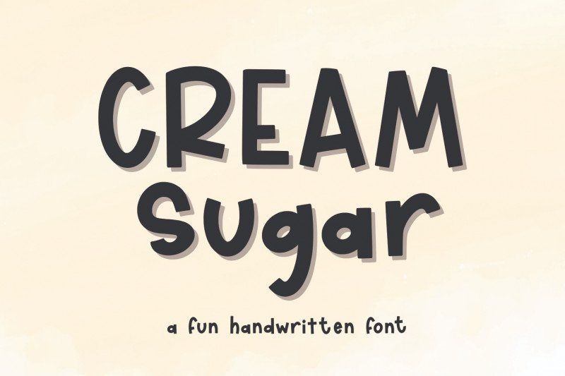 Cream Sugar Font