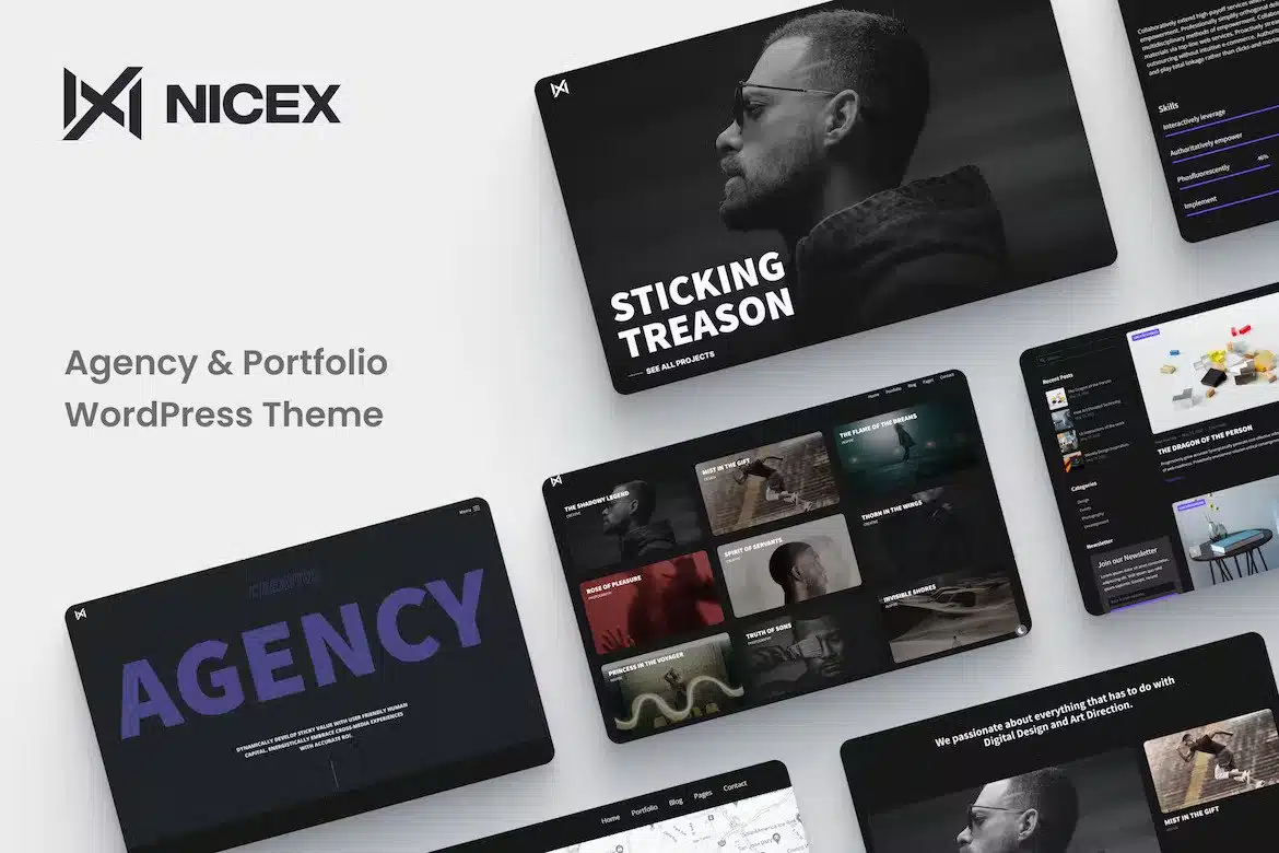 Creative Portfolio Theme - Nicex