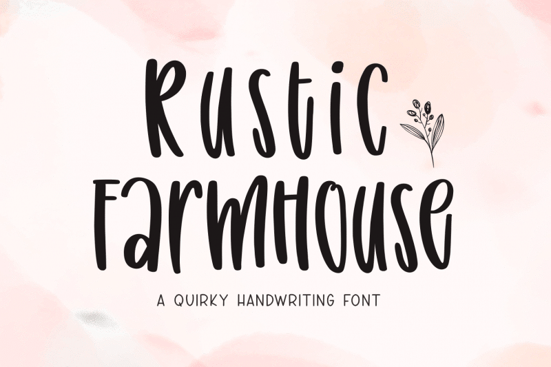 Rustic Farmhouse Font