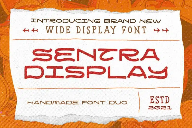 Sentra Display Font